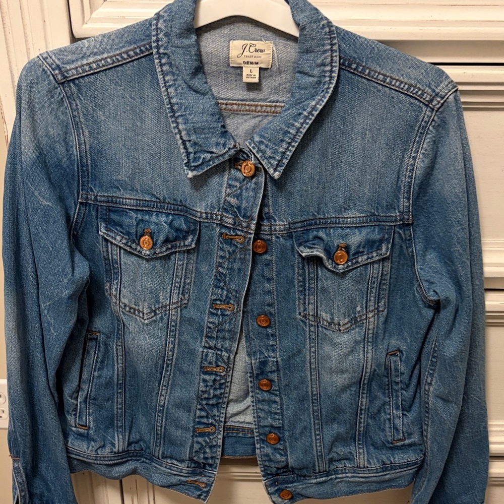 J. Crew Classic Light Blue Jean Jacket